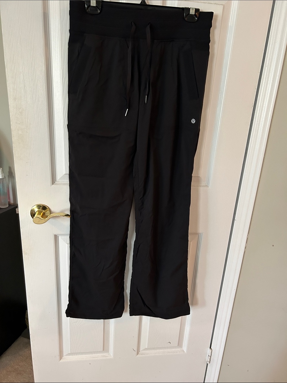 lululemon athletica womens Black Drawstring Jogger Pants